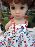 Liberty Garden - dress, socks & shoes for Little Darling Doll or 33cm BJD