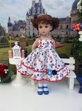 Liberty Garden - dress, socks & shoes for Little Darling Doll or 33cm BJD