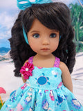 Lil' Mermaid - dress, socks & shoes for Little Darling Doll or 33cm BJD