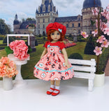 Lil' Red Riding Hood - dress, hat, socks & shoes for Little Darling Doll or 33cm BJD