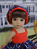 Lil' Sparkler - dress, kerchief & sandals for Little Darling Doll