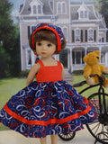 Lil' Sparkler - dress, kerchief & sandals for Little Darling Doll