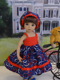 Lil' Sparkler - dress, kerchief & sandals for Little Darling Doll