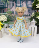 Lil' Texas Rose - dress, tights & shoes for Little Darling Doll or other 33cm BJD