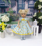 Lil' Texas Rose - dress, tights & shoes for Little Darling Doll or other 33cm BJD
