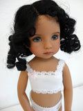 Lindsey Wig in Black - for Little Darling dolls