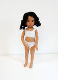 Lindsey Wig in Black - for Little Darling dolls