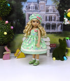 Little Bunny - dress, hat, socks & shoes for Little Darling Doll or 33cm BJD