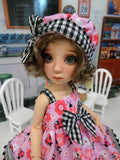 Little Ladybug - dress, hat, socks & saddle shoes for Little Darling Doll or other 33cm BJD