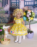 Little Lamb - dress, tights & shoes for Little Darling Doll