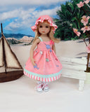 Little Narwhal - dress, hat, socks & shoes for Little Darling Doll or 33cm BJD