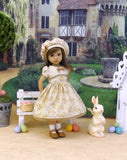Little Nutbrown Hare - dress, hat, socks & shoes for Little Darling Doll or 33cm BJD