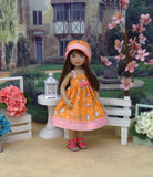 Little Owlet - dress, hat & sandals for Little Darling Doll or other 33cm BJD