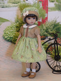 Little Schnauzer - dress, jacket, hat, socks & shoes for Little Darling Doll or 33cm BJD