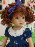 Looking Pretty - dress, tights & shoes for Little Darling Doll