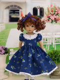 Looking Pretty - dress, tights & shoes for Little Darling Doll