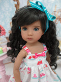 Love Birds - dress, socks & shoes for Little Darling Doll or 33cm BJD