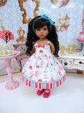 Love Birds - dress, socks & shoes for Little Darling Doll or 33cm BJD