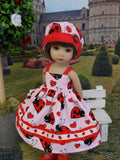 Love Bug - dress, hat, tights & shoes for Little Darling Doll