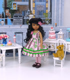Love Grows - dress, hat, tights & shoes for Little Darling Doll or 33cm BJD