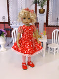 Love & Kisses - dress, tights & shoes for Little Darling Doll