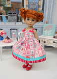 Love Notes - dress, socks & shoes for Little Darling Doll or 33cm BJD