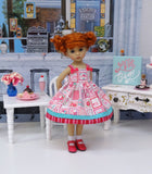 Love Notes - dress, socks & shoes for Little Darling Doll or 33cm BJD