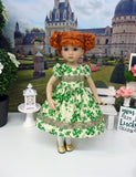 Lucky Clover - dress, tights & shoes for Little Darling Doll or 33cm BJD