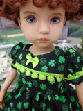 Lucky Day - dress, tights & shoes for Little Darling Doll or 33cm BJD