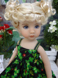 Lucky Ladybug - dress, tights & shoes for Little Darling Doll or 33cm BJD