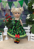 Lucky Ladybug - dress, tights & shoes for Little Darling Doll or 33cm BJD
