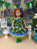 Lucky Lass - dress, socks & shoes for Little Darling Doll or 33cm BJD