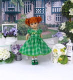 Lucky Plaid - dress, socks & shoes for Little Darling Doll or other 33cm BJD
