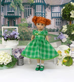 Lucky Plaid - dress, socks & shoes for Little Darling Doll or other 33cm BJD