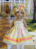 Magic Carousel - dress, jacket, beret, tights & shoes for Little Darling Doll