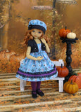 Magician's Assistant - dress, jacket, hat, tights & shoes for Little Darling Doll or 33cm BJD
