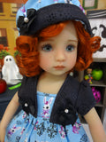 Magician's Assistant - dress, jacket, hat, tights & shoes for Little Darling Doll or 33cm BJD