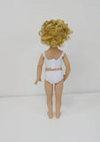 Marianne wig in Golden Strawberry Blonde - for Little Darling dolls