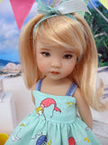 Mermaid Tales - dress & sandals for Little Darling Doll or 33cm BJD