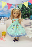 Mermaid Tales - dress & sandals for Little Darling Doll or 33cm BJD