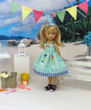 Mermaid Tales - dress & sandals for Little Darling Doll or 33cm BJD