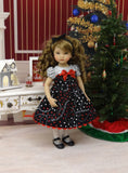Merriest Christmas - dress, tights & shoes for Little Darling Doll or other 33cm BJD