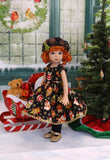Merry Owls - dress, hat, tights & shoes for Little Darling Doll or 33cm BJD