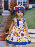 Mickey & Friends - dress, hat, tights & shoes for Little Darling Doll or 33cm BJD