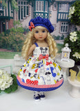 Mickey's Clubhouse - dress, hat, socks & shoes for Little Darling Doll or 33cm BJD