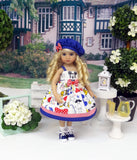 Mickey's Clubhouse - dress, hat, socks & shoes for Little Darling Doll or 33cm BJD