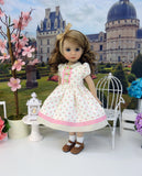 Mini Rosebuds - dress, socks & shoes for Little Darling Doll or 33cm BJD