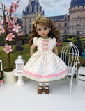 Mini Rosebuds - dress, socks & shoes for Little Darling Doll or 33cm BJD