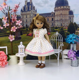 Mini Rosebuds - dress, socks & shoes for Little Darling Doll or 33cm BJD