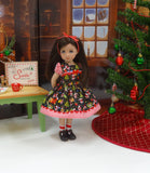 Miniature Santa - dress, socks & shoes for Little Darling Doll or 33cm BJD